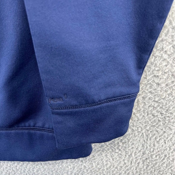 Under Armour Notre Dame Sweatshirt Men's Small Blue Graphic Hoodie Storm Logo - Picture 8 of 10